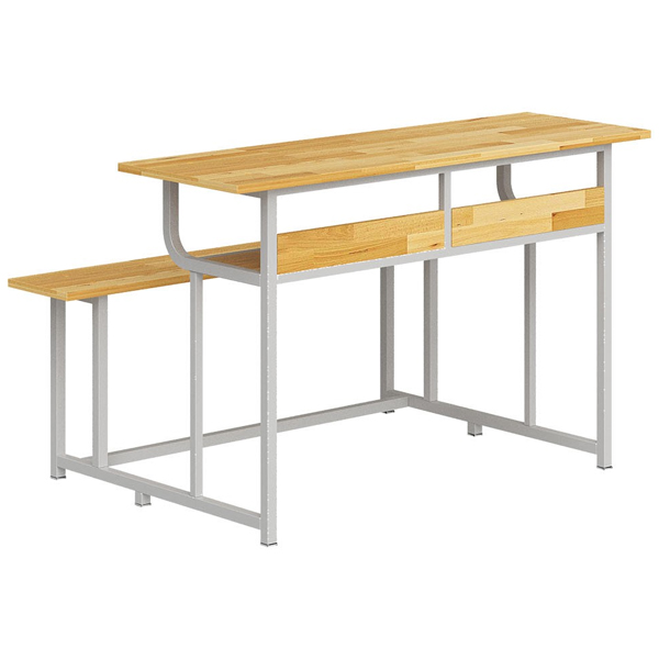 Bộ bàn ghế sinh viên gỗ tự nhiên BSV107G