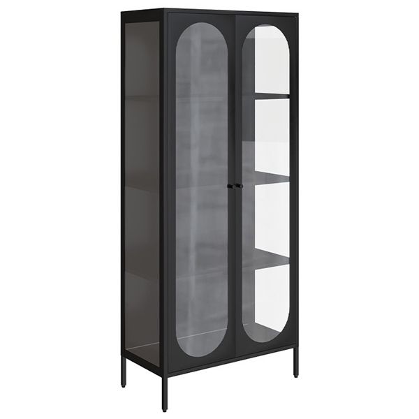 Tủ Sắt Gia Dụng Khung Kính TGD03G