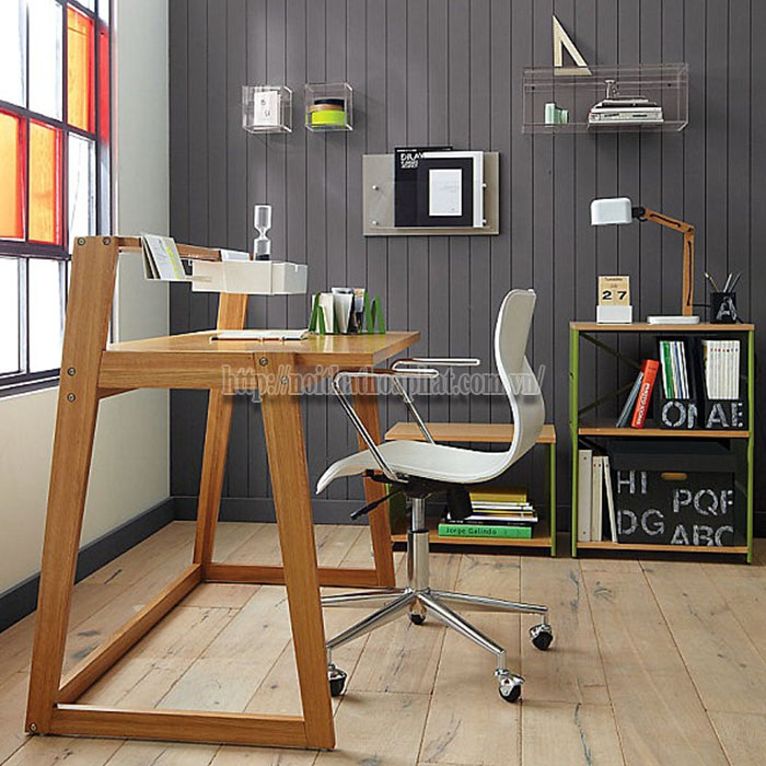 Bàn Làm Việc Kiểu Hàn Quốc Tối Giản-4