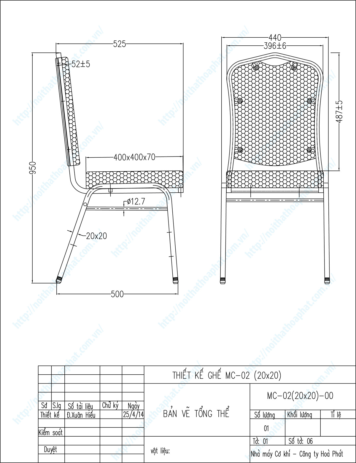 Bản vẽ thiết kế tổng thể ghế hội trường MC02 20x20