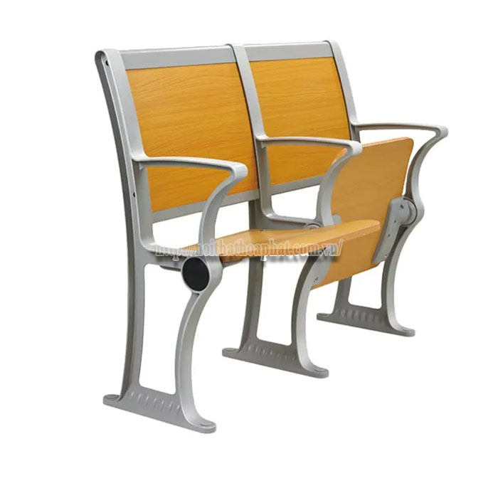 Ghế hội trường mặt ngồi gập-2