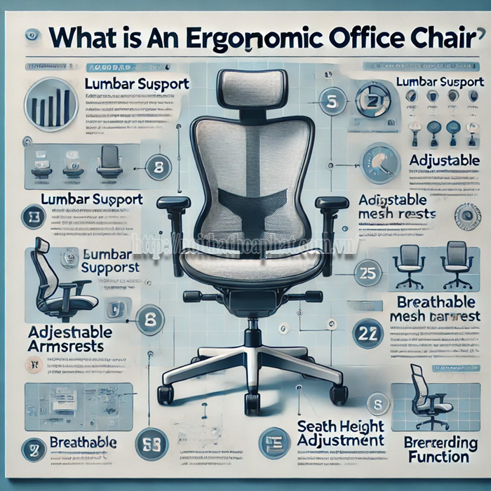 Ghế văn phòng Ergonomic là gì