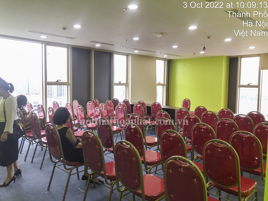 Hình ảnh thực tế Ghế hội trường MC01 tại công trình Hình ảnh thực tế Ghế hội trường MC01 tại công trình