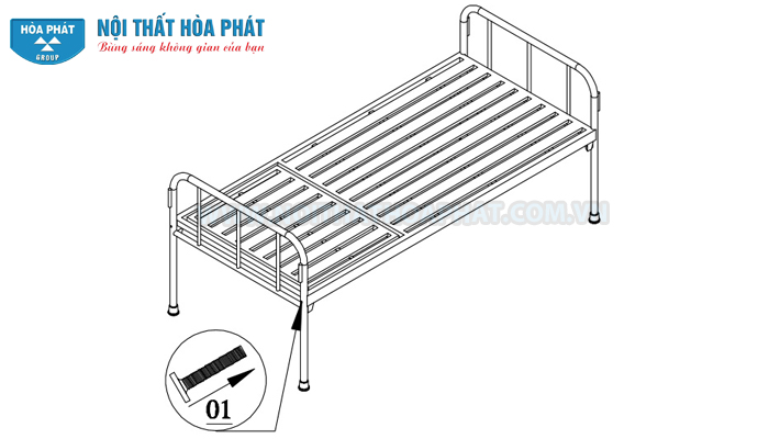 Hướng dẫn lắp đặt giường y tế GYT01
