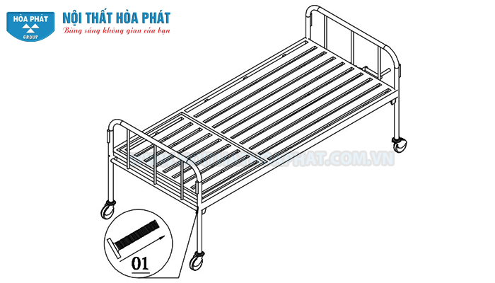 Hướng dẫn lắp đặt giường bệnh nhân GYT02