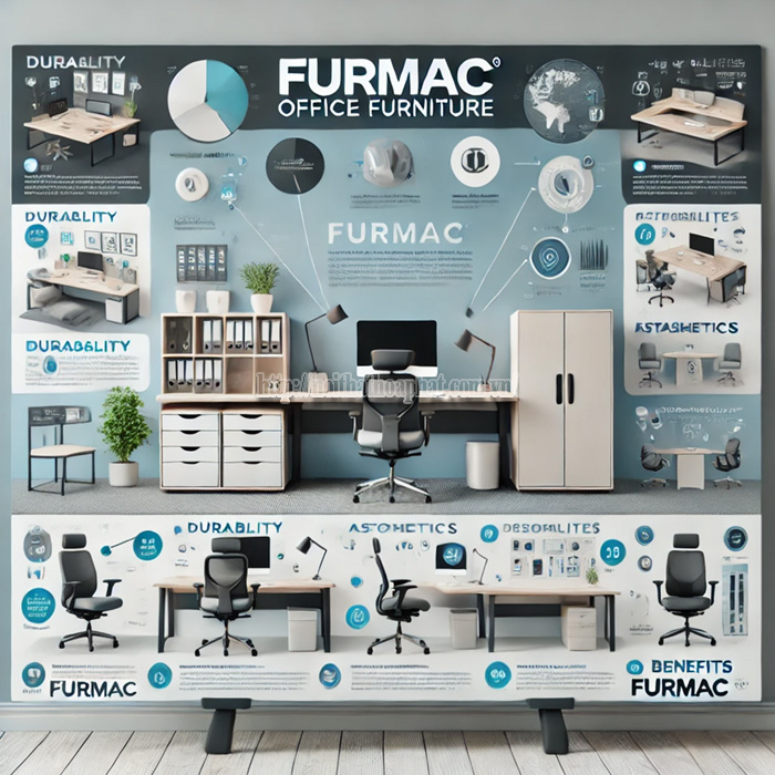 Nội thất văn phòng Furmac – Giải pháp tối ưu cho không gian làm việc hiện đại