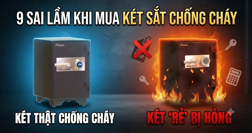 Những Sai Lầm Khi Mua Két Sắt Chống Cháy Cần Biết Trước Khi Mua