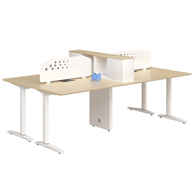 Module B&agrave;n l&agrave;m việc ch&acirc;n sắt cho 4 người UNMD02CS3