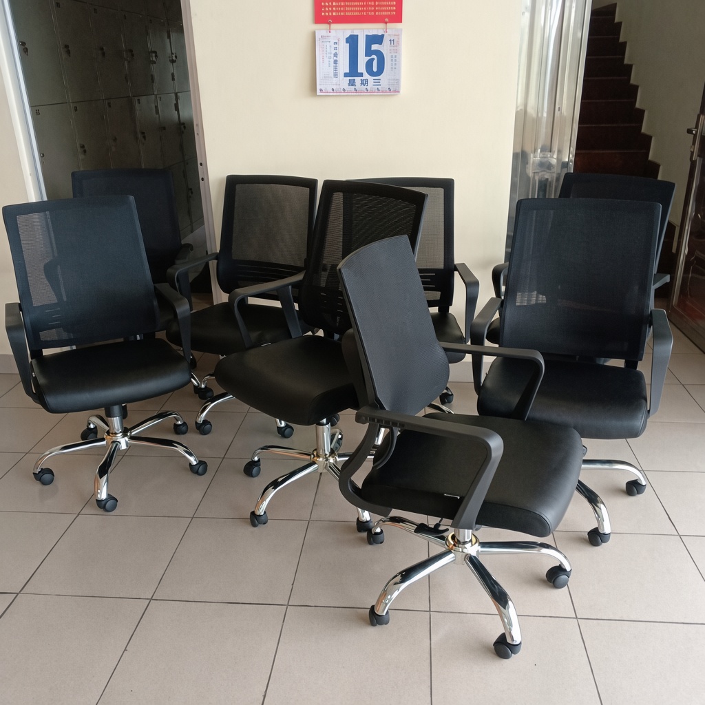 Hình ảnh thực tế ghế lưới nhân viên GL216