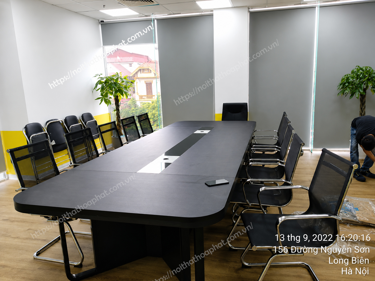 h&igrave;nh ảnh thực tế ghế họp ch&acirc;n quỳ GL403