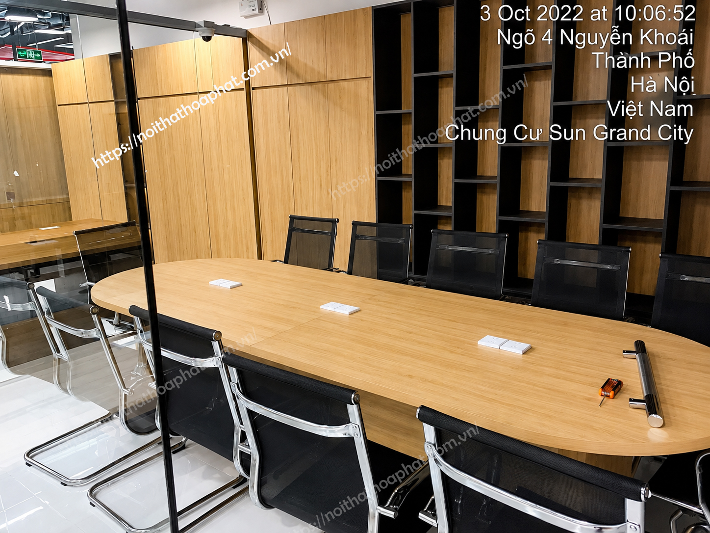 h&igrave;nh ảnh thực tế ghế họp ch&acirc;n quỳ GL403