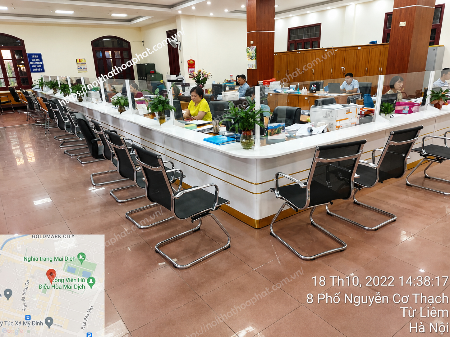 h&igrave;nh ảnh thực tế ghế họp ch&acirc;n quỳ GL403