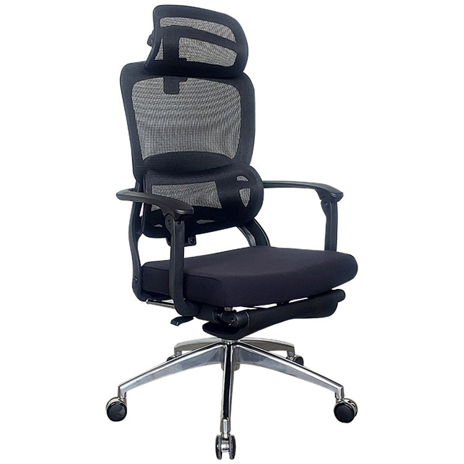 Ghế lưới giám đốc GL369 có tựa đầu 4D và gác chân