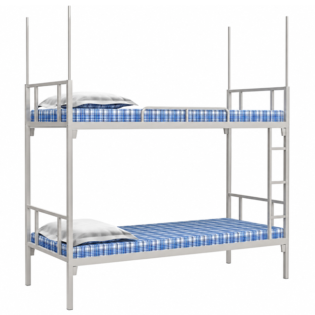 Giường tầng nội tr&uacute; GT40 H&ograve;a Ph&aacute;t khung th&eacute;p sơn tĩnh điện c&oacute; cọc m&agrave;n