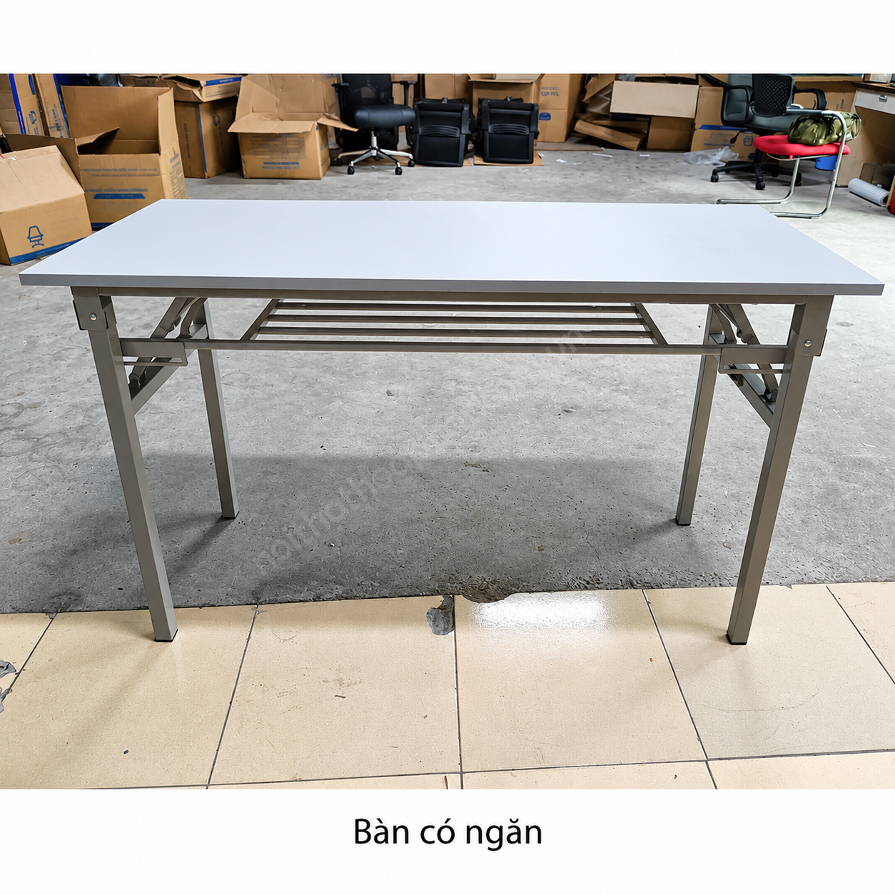 Bàn gấp BG06 Hòa Phát phiên bản có ngăn