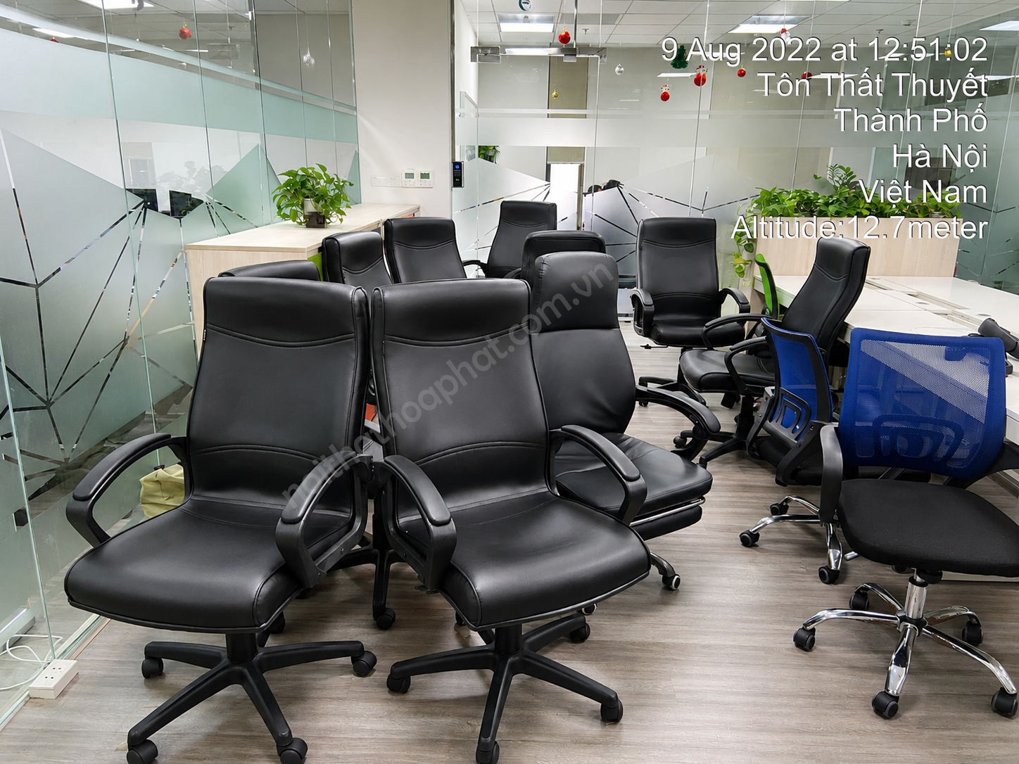Ghế da lưng cao SG704B H&ograve;a Ph&aacute;t &ndash; H&igrave;nh ảnh thực tế