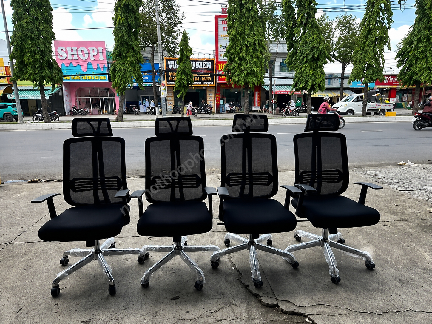 Ghế GL322 Hòa Phát góc chụp thực tế