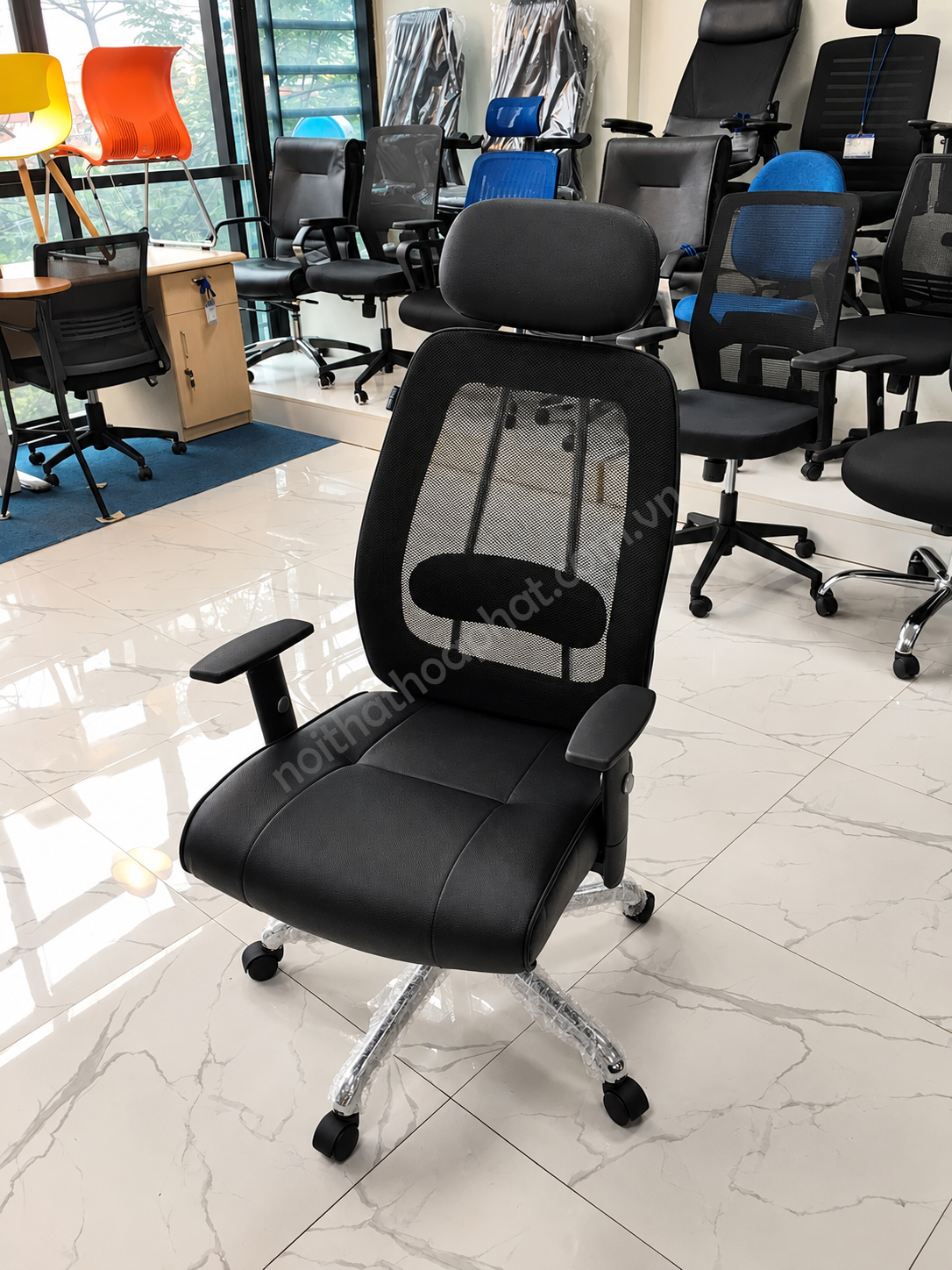 Ghế lưới GL309 Hòa Phát với thiết kế hiện đại cho văn phòng