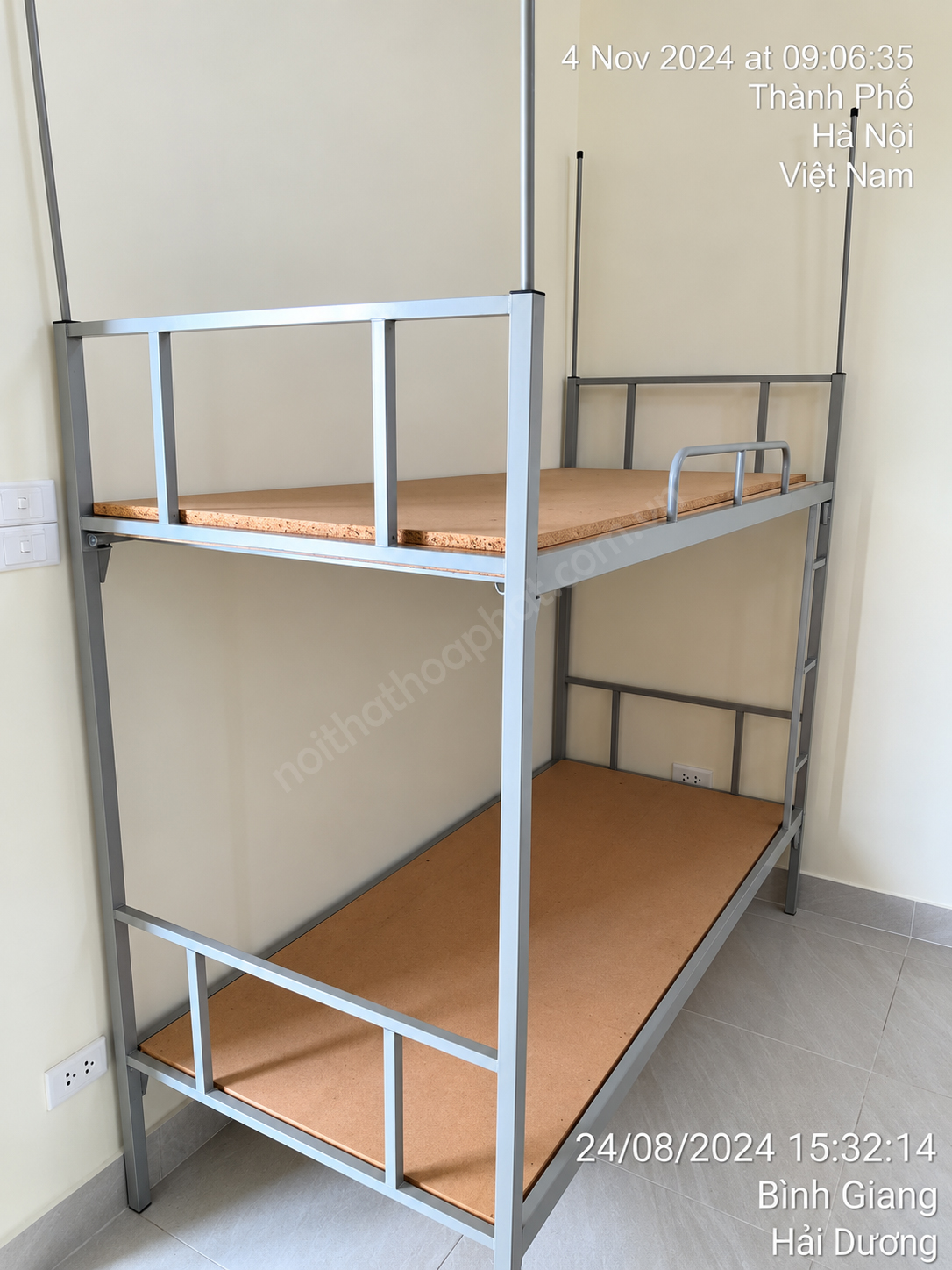 h&igrave;nh ảnh giường tầng H&ograve;a Ph&aacute;t