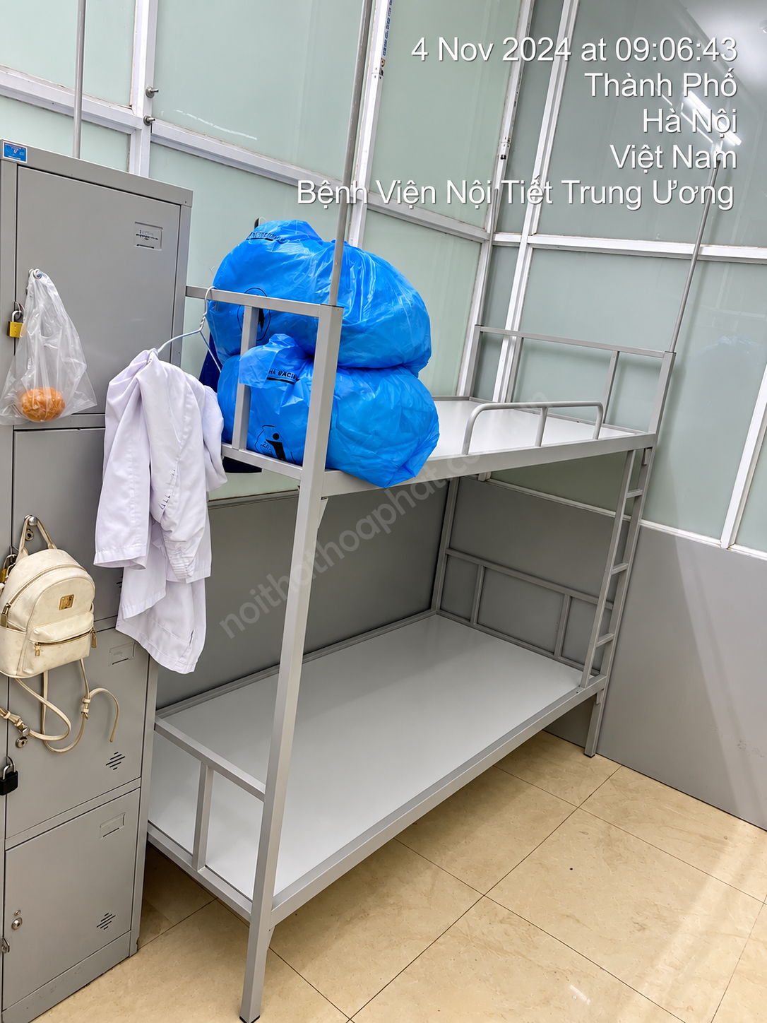 H&igrave;nh Ảnh Thực Tế Giường Tầng GT40 H&ograve;a Ph&aacute;t Tại C&ocirc;ng Tr&igrave;nh   Sao ch&eacute;p Title