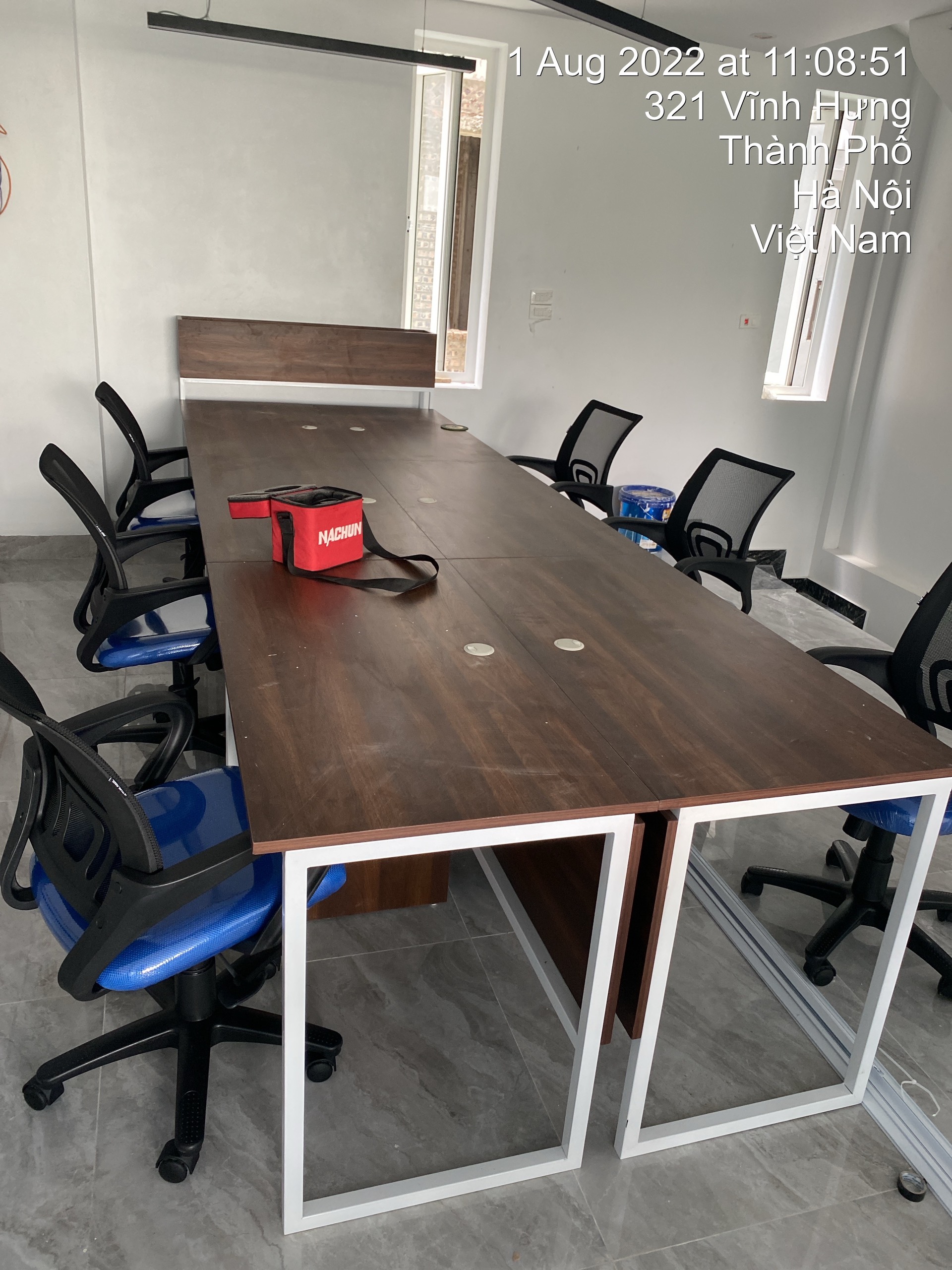 H&igrave;nh ảnh thực tế ghế lưới H&ograve;a Ph&aacute;t GL113