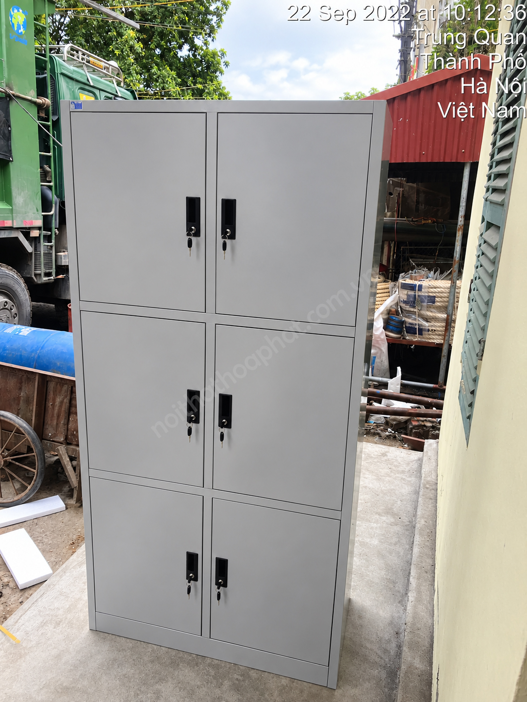 Tủ hồ sơ sắt TU09K6N Hòa Phát thực tế