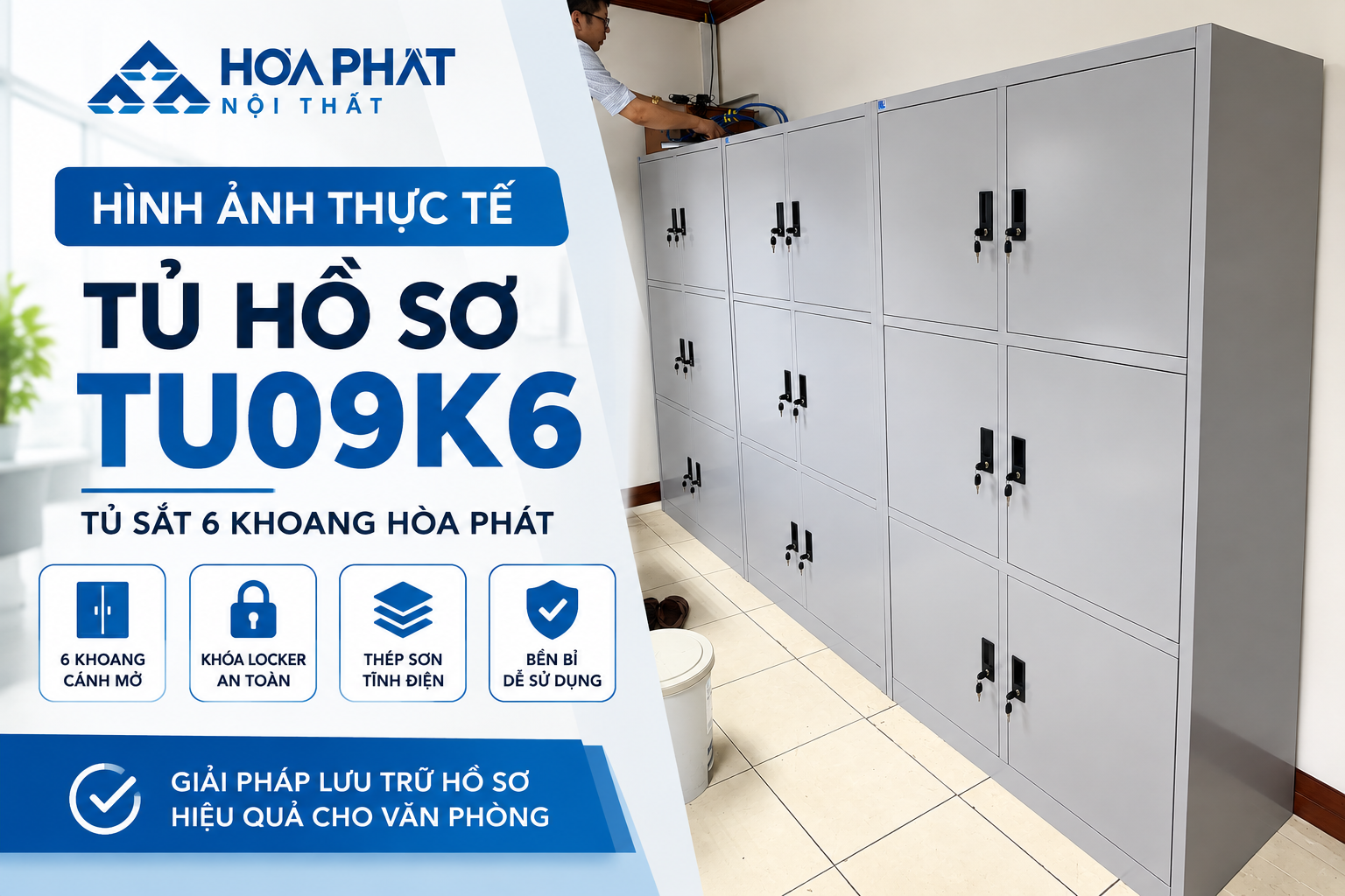 Hình Ảnh Thực Tế Tủ Hồ Sơ TU09K6