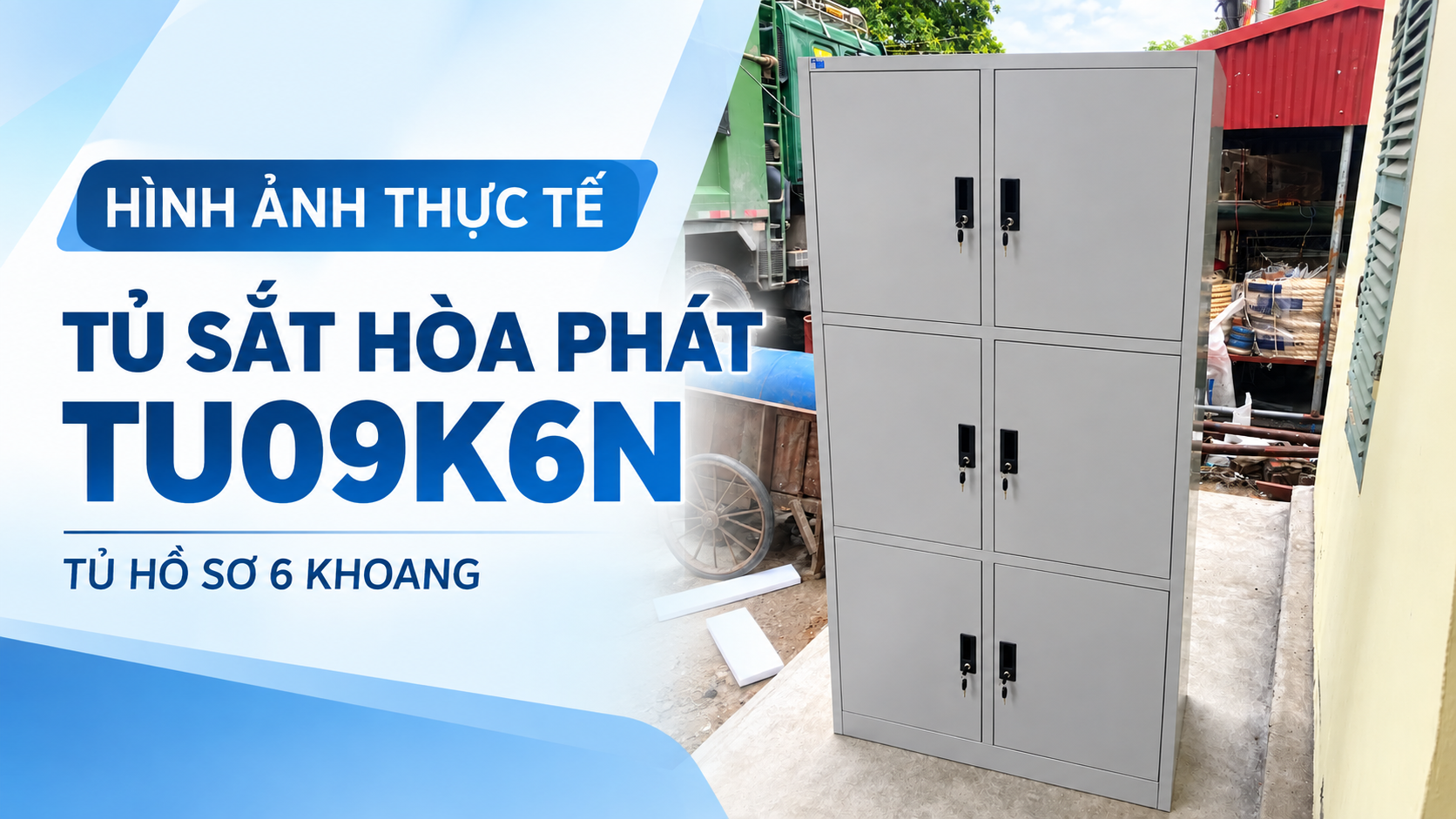 Hình Ảnh Thực Tế Tủ Sắt Hòa Phát TU09K6N