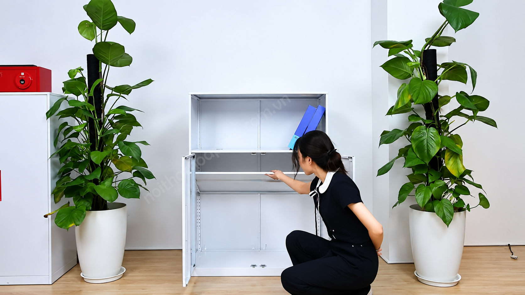 Tủ tài liệu văn phòng Hòa Phát TU12AD